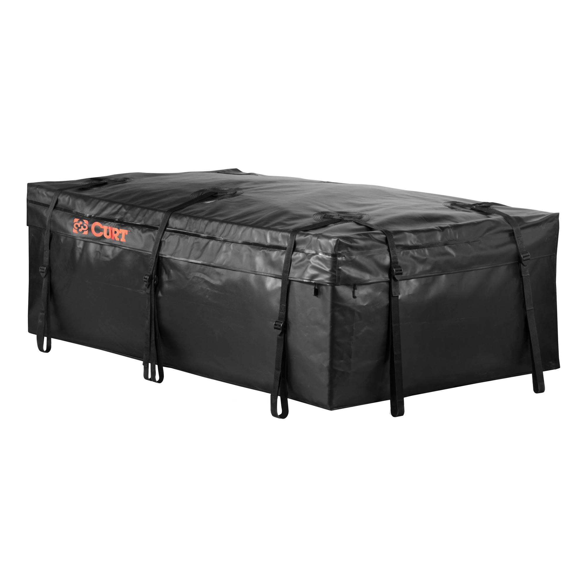 Curt Manufacturing, 59 x 34 x 18in. Black Vinyl Cargo Bag, Capacity 75 lb, Material Vinyl, Model# 18221